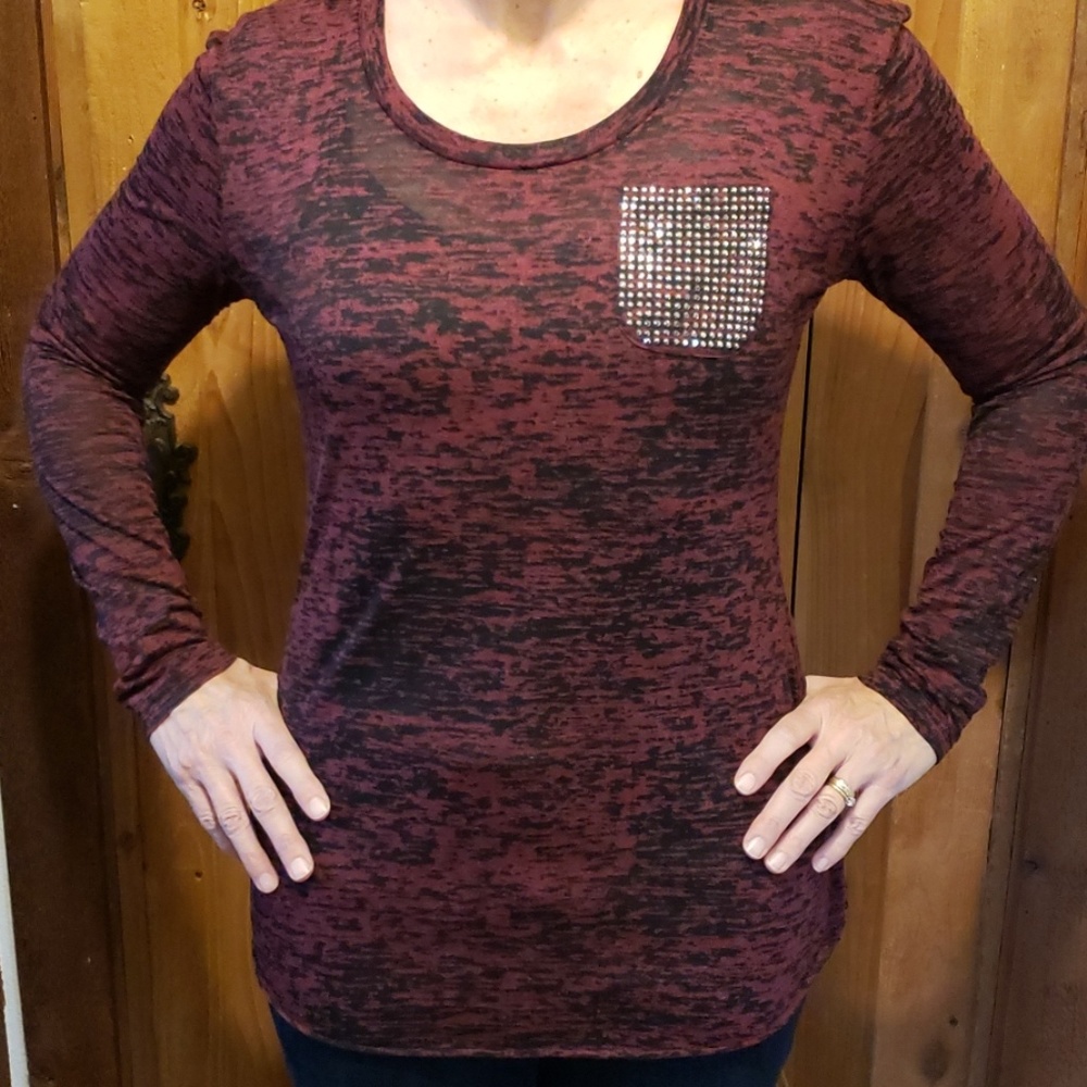 Rock & Roll Cowgirl Shirt, Size XL